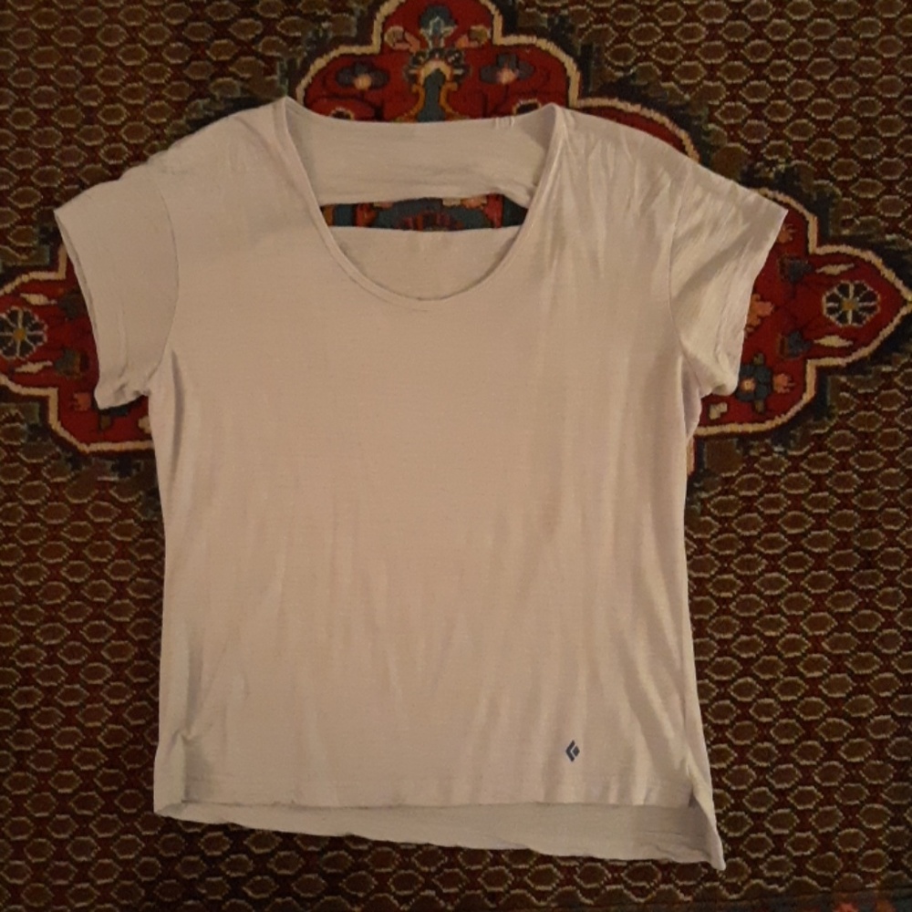 Black Diamond merino wool short sleeve top - M